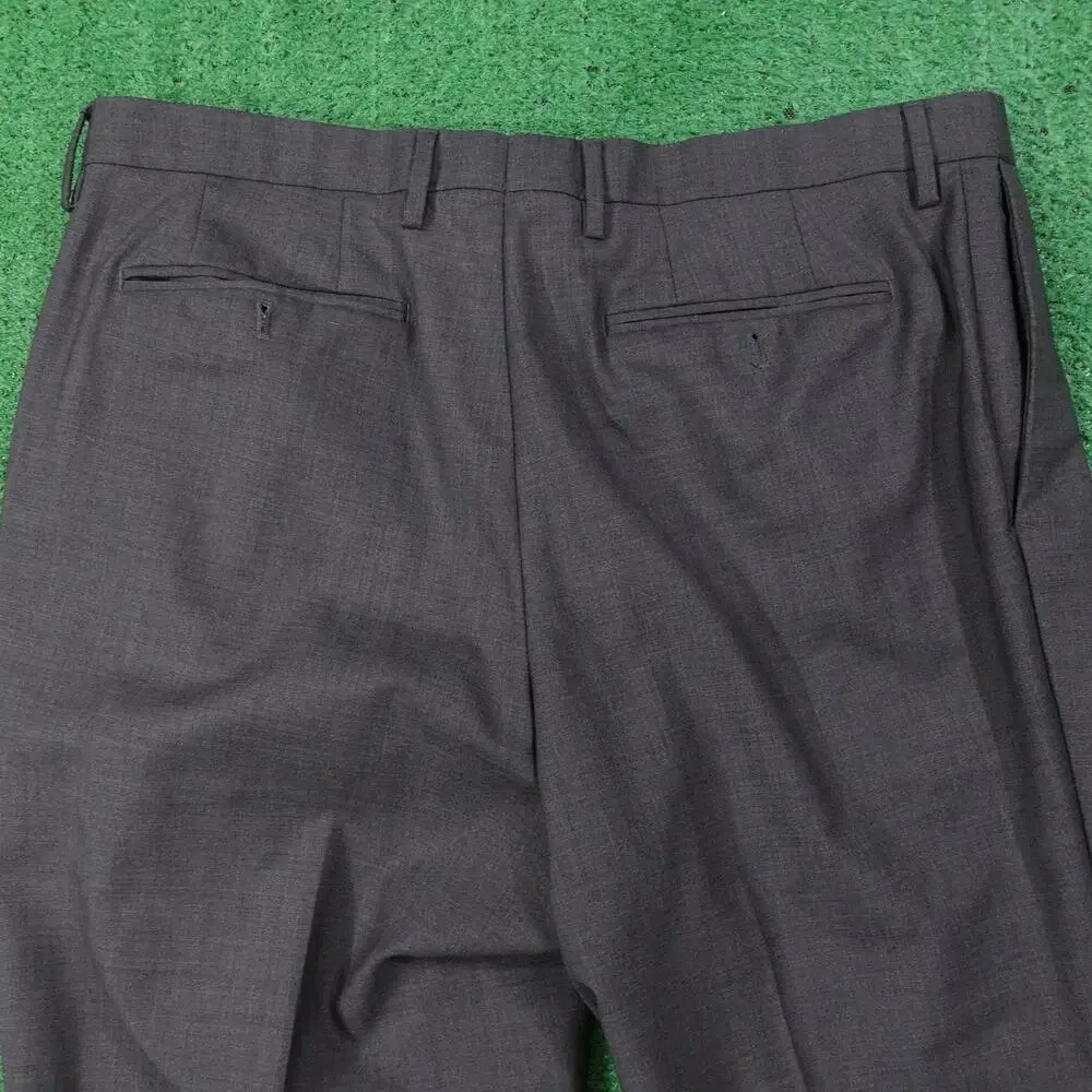 Banana Republic Pants Mens 36x30 Gray Classic Fit Dress Pants Flat Front‎ Wool